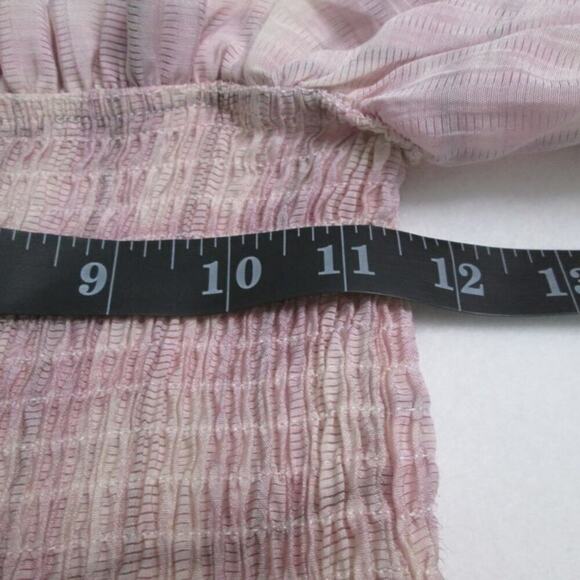 70/21 Checked Smocked Top Color: PURPLE MULTICOLOR Size: Large/12 Condition: NWT - Picture 9 of 16